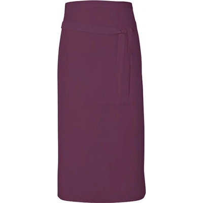 Link Kitchen Wear Gastro zástěra X985 Aubergine Pantone 5115 90x80cm
