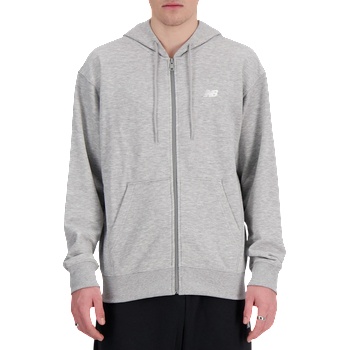 New Balance Суитшърт с качулка New Balance Sport Essentials Logo Fleece Full Zip mj41502-ag Размер S