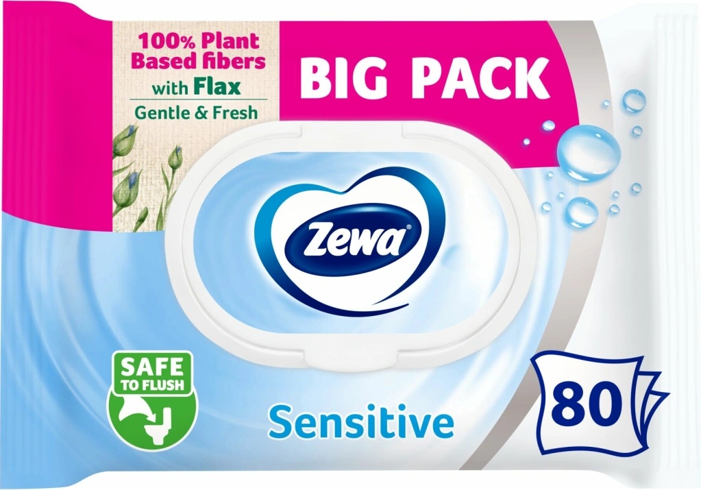 Zewa Sensitive 80 ks