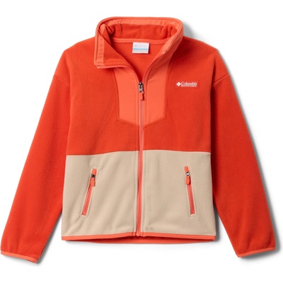 Columbia Детско поларено яке Columbia Kid's Sequoia Grove Full Zip Fleece Fleece jumper - Super Sonic / Zing / Ancient Fossil - размер 6-7 Years (704-4213-1011)