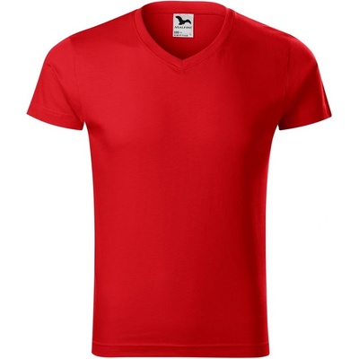 Malfini pánske tričko Action V-neck Jasno červené