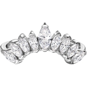 Silenti Jewelry Сребърен пръстен "Афинитет" - 10 - 62 мм (19.7мм диам. )
