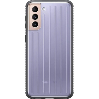 Samsung Оригинален Противоударен Калъф за Samsung S21 Plus, Clear Rugged xCover Case EF-OG996CBEGUS, Черен (EF-OG996CBEGUS)
