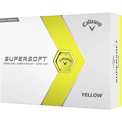 Callaway SuperSoft žluté 3 ks – Zboží Dáma