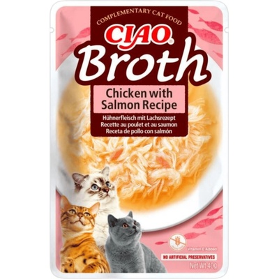 Ciao Broth Chicken with Salmon 40 g