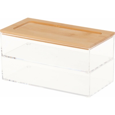 4Living Stohovatelné nádoby s víkem, PENNY transparentní