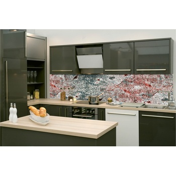 DIMEX ART s. r. o Фототапет за кухня - стар метален лист 260 x 60 см