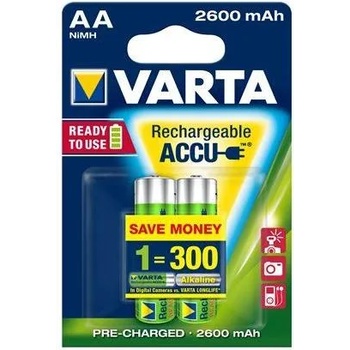 VARTA Rechargeable Accu AA 2600mAh (2)