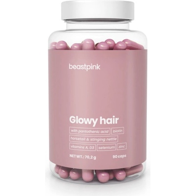 BeastPink Glowy Hair 90 kapslí – Zbozi.Blesk.cz