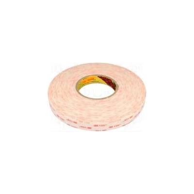 Páska upevňovací W 19mm L 33m Thk 0,6mm akrylové bilá