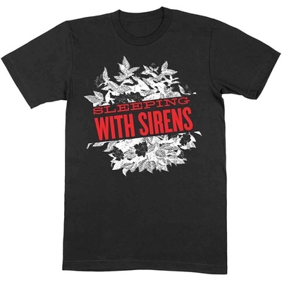 Sleeping With Sirens Floral Black L Риза (SLEEPTS01MB03)