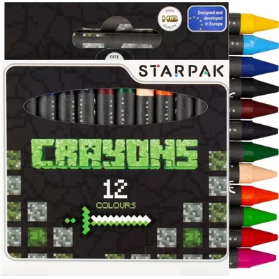 Starpak sviečkové pastelky 12 ks