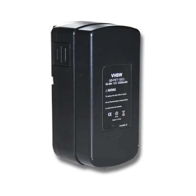 VHBW Батерия за Festo Festool BPS 12C, 12 V, 3.3 Ah (800104532)