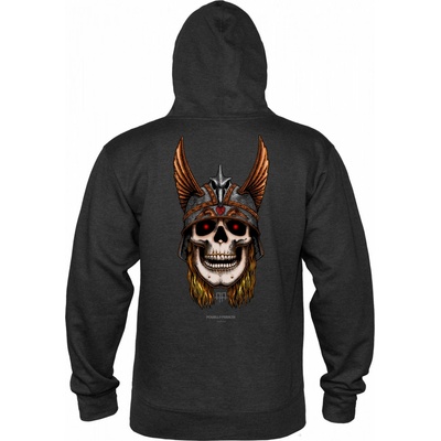 POWELL PERALTA ANDERSON SKULL HOOD Charcoal Heather