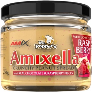 AMIX Mr. Popper´s - Amixella Peanut Spread [250 грама] Бял шоколад с малини