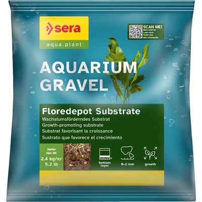 SERA Aquarium Gravel Floredepot Substrate 2, 4 kg