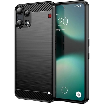 Nothing Защитен Калъф за Nothing Phone (3a) Lite 5G - TPU, Карбонов дизайн, Устойчив на отпечатъци, Вкл. Протектор - 3 Цвята