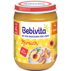 Bebivita Плодово пюре Bebivita - Праскова, 190 g (1691) - ozone