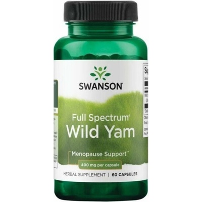 Swanson Full Spectrum Wild Yam 60 kapsúl 400 mg