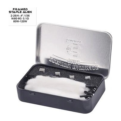 Coilology Předmotané spirálky Handcrafted Sandvik Fralien Ni80 4ks 2-26/4-.1*.4/36