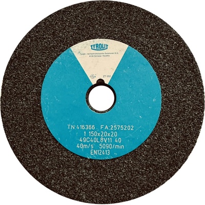 Tyrolit Brusný kotouč plochý 150 x 20 x 20 mm 49C40L8V40 T416366