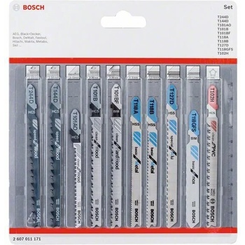 Bosch Комплект ножове за прободен трион All in One 10 бр. (2607011171)