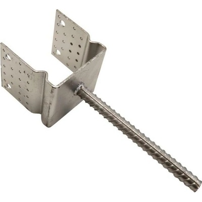 Hašpl Patka kotevní do betonu Typ U 100 × 80 × 4 mm s prolisem