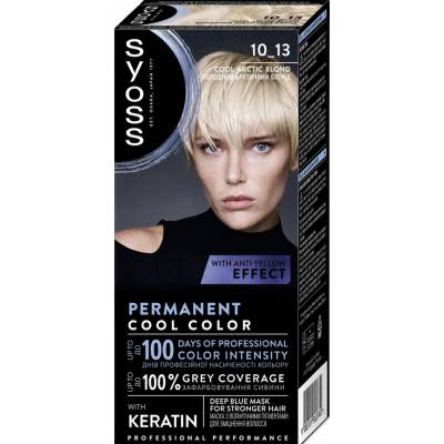 Syoss Permanentní zesvětlující barva na vlasy 10_13 Ledový blond