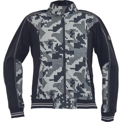 Cerva NEURUM CAMOUFLAGE pracovná bunda Antracitová čierna