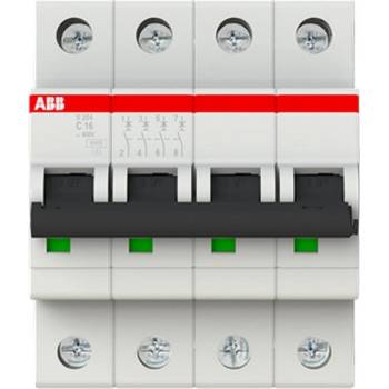 ABB Автоматичен прекъсвач ABB S204-C16 - 4 P, 16 A, 6 kA (2CDS254001R0164)