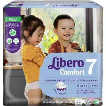 Libero Бебешки пелени Libero Comfort - Размер 7 XL, 16-26 kg, 38 броя (6280)