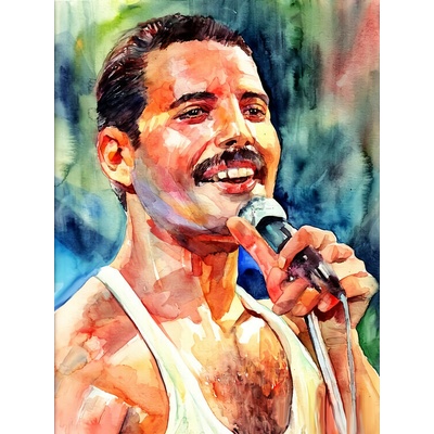 Plagát, Obraz - Freddie.M Live, 30 × 40 cm