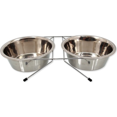 DOG FANTASY Stojanček nerezová súprava 2 x 21 cm