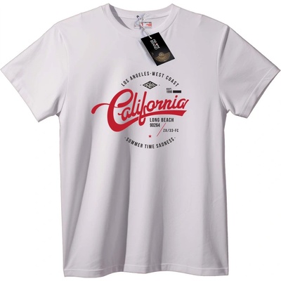 NOONEBRAND Тениска Калифорния Западно Крайбрежие - 3XL, White