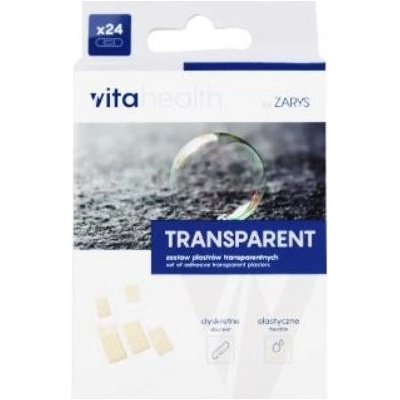 VitaHealth Náplast TRANSPARENT Průhledné 24 ks