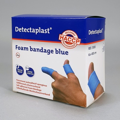 VMBal Elastická náplast bez lepidla 6 x 450 cm modrá