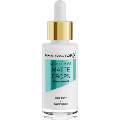 Max Factor Miracle Pure Matte Drops podkladová báza na vyhladenie a zmatnenie pleti 30 ml