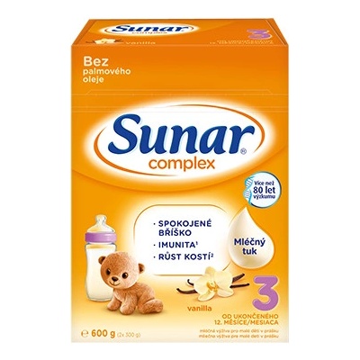 Sunar 3 complex vanilla 2 x 300 g