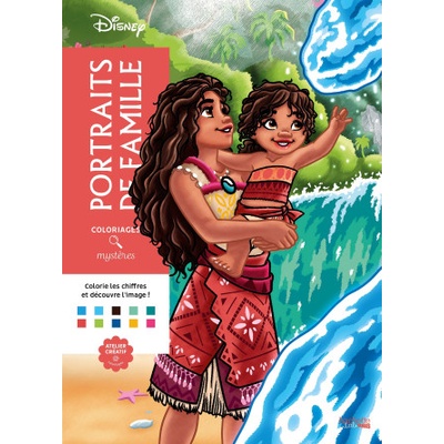 Coloriages mystères Disney - Famille Tome 2