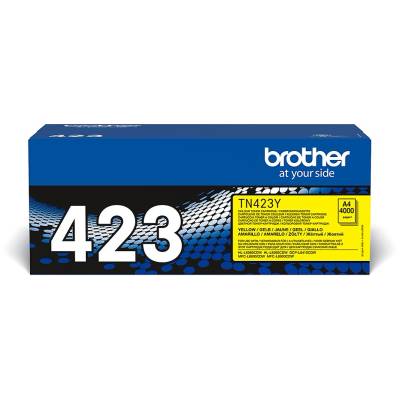 Brother Касета с жълто мастило Brother TN-423Y за 4000 страници (Toner, Yellow Pages 4.000)