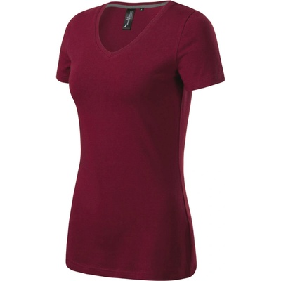 Malfini Premium Action V-neck garnet