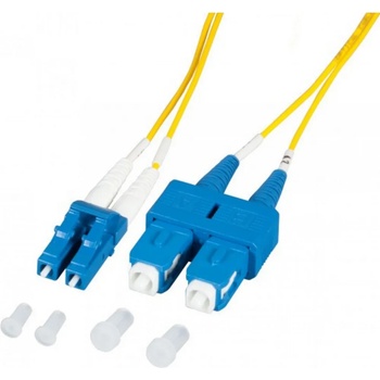 Conneu LC-UPC-SC-UPC Сингъл мод 9-125 дуплекс. Дължина 7 метра (CNFJ-LCSCOS2DYE3mm-7)