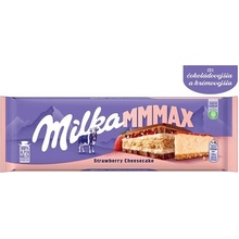 Milka Strawberry Cheesecake čokoláda z alpského mlieka so sušienkou a jahodovou náplňou 300 g