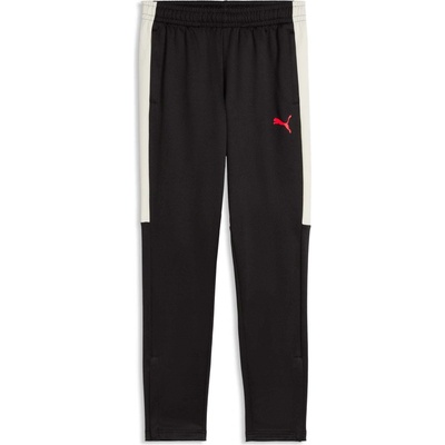 Puma INDIVIDUALLIGA TRAINING PANTS JR Čierna Biela Ružová