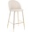 Bizzotto Бар стол CARRY 51x55x105cm слонова кост/злато (0734371)