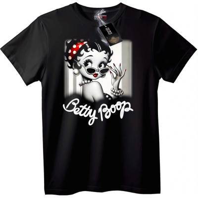 NOONEBRAND Тениска Betty Boop - 2XL, Black