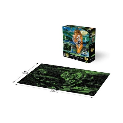 PRIME 3D Puzzle Svítící puzzle Tygr 500 ks