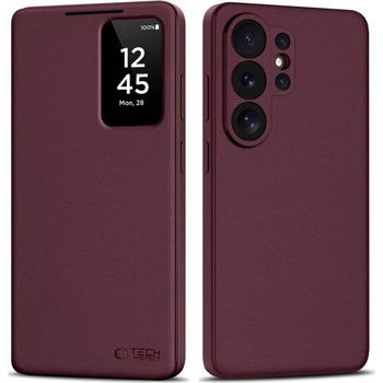 Tech-Protect Активен Калъф за Samsung S26 Ultra, Tech-Protect Smart Wallet Book Case, Бордо (5906302390502)