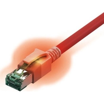 SACON Мрежов кабел, Sacon, кат. 6A, 0.5m, Червен ( )