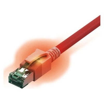 SACON Мрежов кабел, Sacon, кат. 6A, 0.5m, Червен